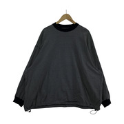 is-ness BALLOON STRIPES LONG SLEEVE T SHIRT M