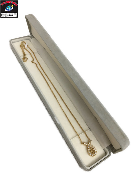 Dior　アクセサリー リボンモチーフロゴネックレス