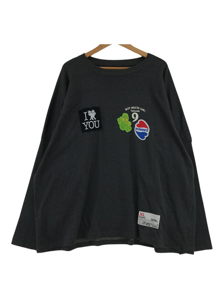 DAIRIKU×TAPPEI 22SS Football Tee /チャコール