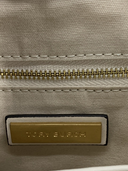 TORY BURCH ミラーミニバケットバッグ WHT[値下]