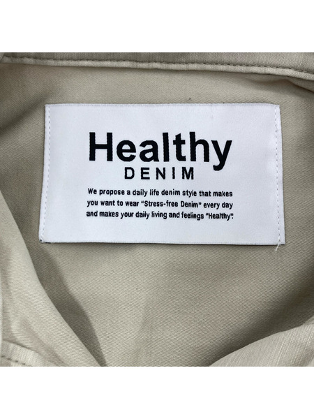 Healthy DENIM L/Sシャツ/BEG