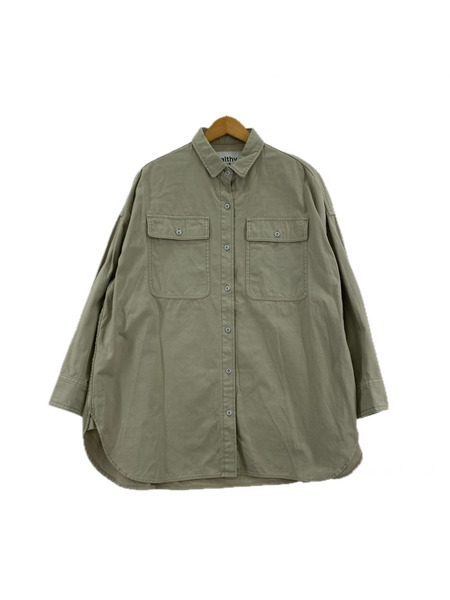 Healthy DENIM L/Sシャツ/BEG
