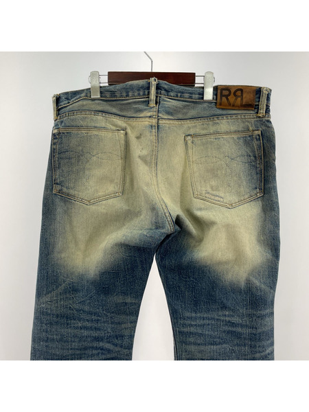 RRL デニム・ジーンズ ダメージ加工デニムパンツ CHEYENNE