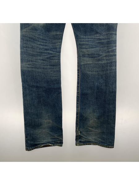 RRL デニム・ジーンズ ダメージ加工デニムパンツ CHEYENNE