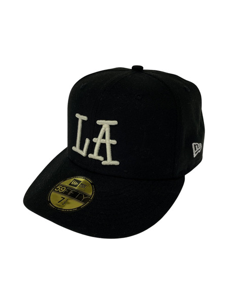 NEW ERA×STUSSY LA ベースボールキャップ ブラック