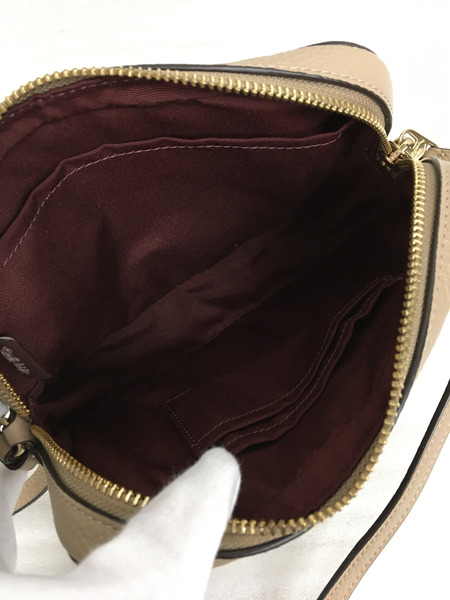ショルダーバッグ COACH カメラバッグ 87734 ベージュ