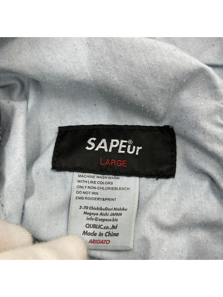 SAPeur デニム・ジーンズ DENIM TRACK PANTS (L)