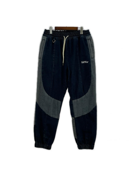 SAPeur デニム・ジーンズ DENIM TRACK PANTS (L)