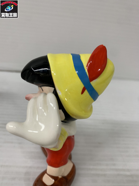 ディズニー ピノキオ 陶器フィギュア3体セット