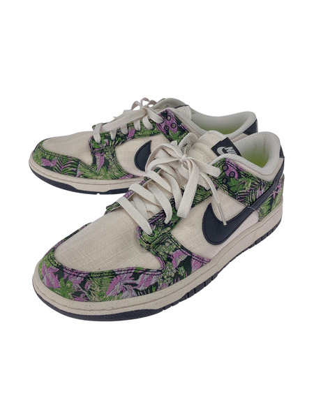 NIKE W DUNK LOW NN スニーカー 白 花柄 29cm