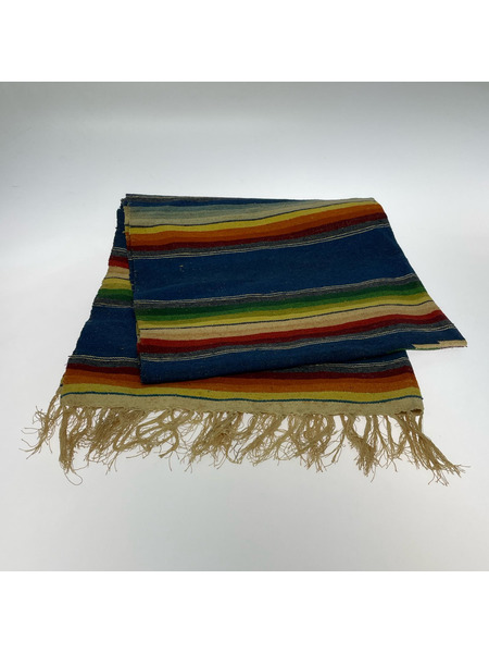 OLD・VINTAGE ソノ他 推定70s オルテガメキシカンラグ フリンジ 180cm