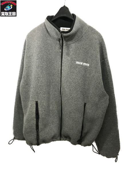 レディースラグ衣料 フリースジャケット/グレー