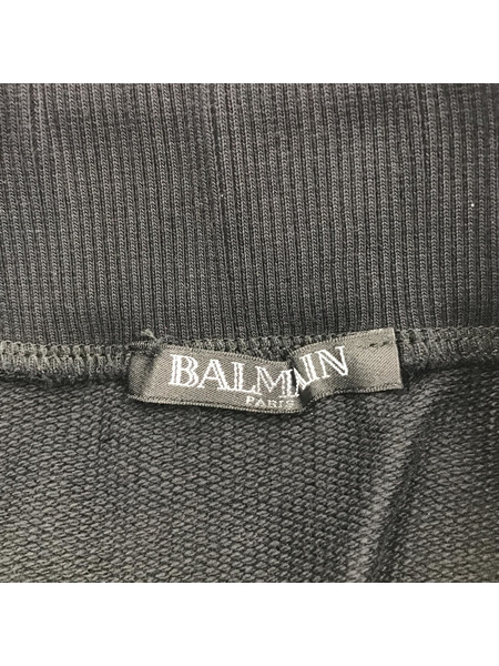 BALMAIN レースアップ 七分丈 サルエル スウェットパンツ XS 黒