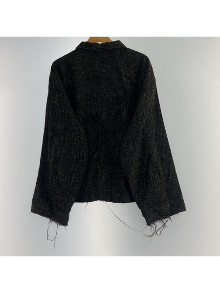 ANCELLM/TWEED ZIP JACKET/1/ANC