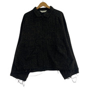 ANCELLM/TWEED ZIP JACKET/1/ANC
