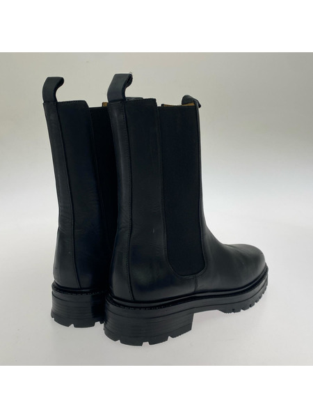 CORSO ROMA，9 ブーツ サイドゴア、38、BLK