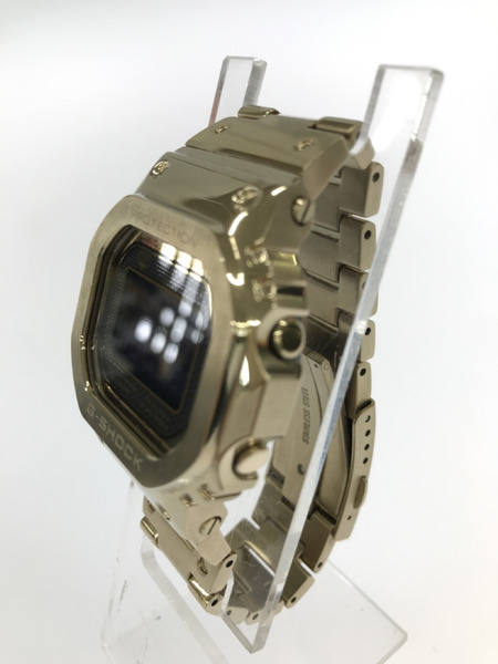 CASIO G-SHOCK フルメタル タフソーラー デジタル 電波ソーラー腕時計 ゴールドカラー
