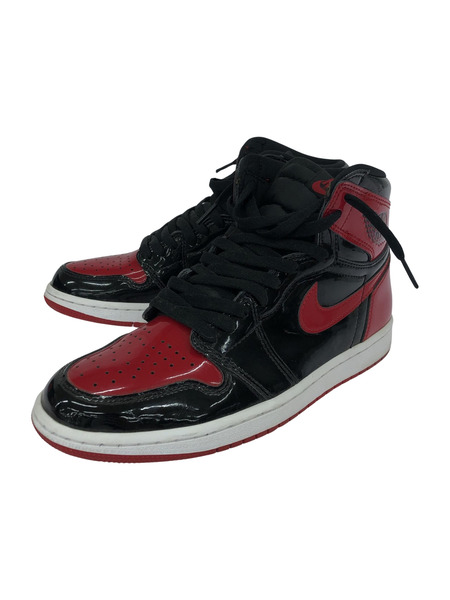 NIKE スニーカー Air Jordan 1 High OG Patent Bred