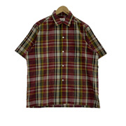半袖シャツ 70s J.C.PENNY オープンカラーチェックシャツ(M)