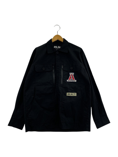 HYSTERIC GLAMOUR×Ark Air ジャングルシャツ ワッペン（M）BLK