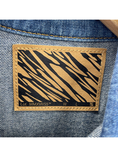 G.V.G.V. デニムジャケット DENIM LACE UP JACKETト/ブルー