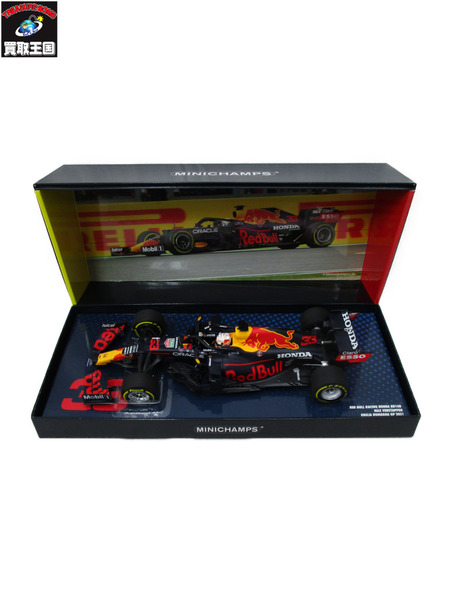 7.ミニチャンプス 1/18 レッドブルレーシング ホンダ RB16B マックス・フェルスタッペン 2021＃３３ コレクターボックス