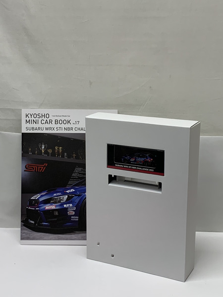 1/64 KYOSHO MINI CAR ＆ BOOK No.17 Special Edition SUBARU WRX STI NBR CHALLENGE 2022 開封品 箱ダメージあり 京商 WRX STI NBR チャレンジ 2022