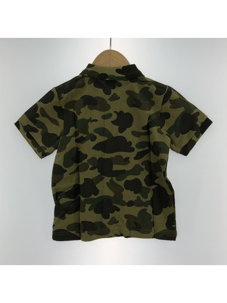 A BATHING APE KIDS ポロシャツ カモ