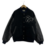 KANSAI O2 山本寛斎 レザー/ウール スタジャン VARSITY JACKET