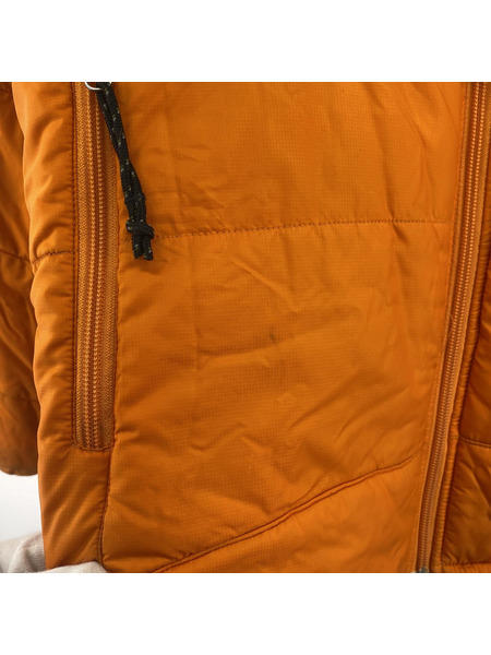 MOUNTAIN HARD WEAR ジップアップ 中綿ジャケット オレンジ (S)