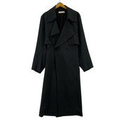 M-ETHOSENS-ウールジョーゼットトレンチコート