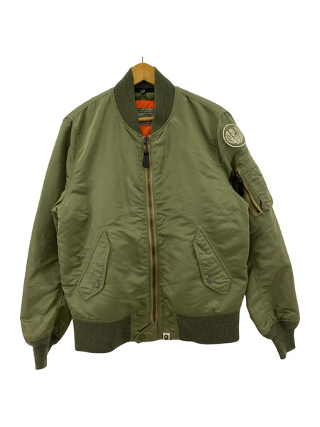 A BATHING APE 3WAY MA-1 フライトジャケット M