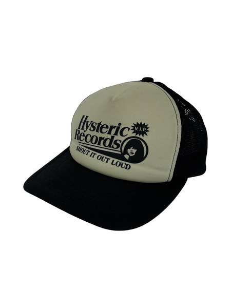 HYSTERIC GLAMOUR Records メッシュキャップ 黒