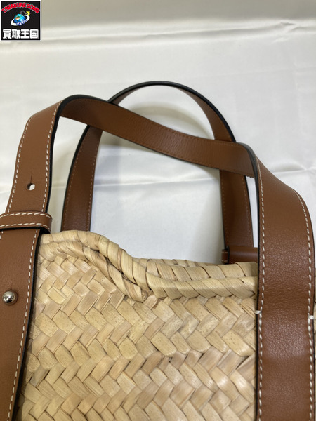 LOEWE ロエベ ラフィア バスケットスモール　262111 カゴバック 