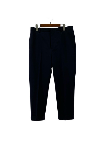 JIL SANDER パンツ センタープレス/スラックス/ネイビー/46