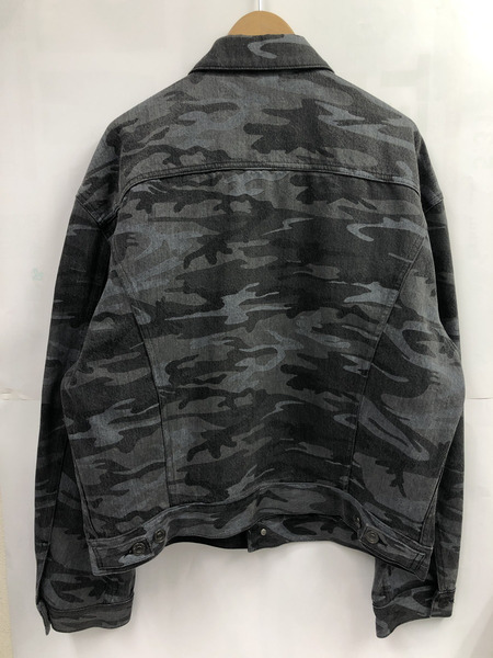 BALENCIAGA/バレンシアガ 20AW LARGE CAMO PRINT DENIM JACKET