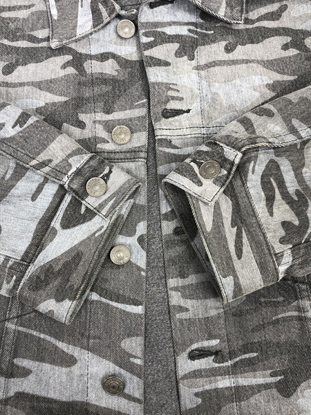 BALENCIAGA/バレンシアガ 20AW LARGE CAMO PRINT DENIM JACKET