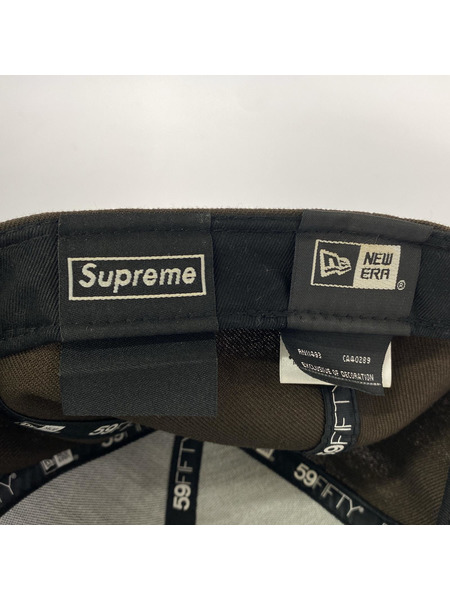 Supreme キャップ NEW ERA 茶