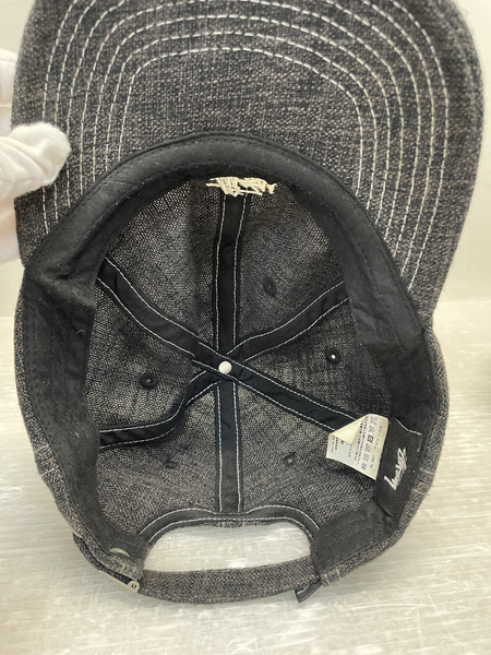 STUSSY Loose Weave Stock Strapback Cap F グレー