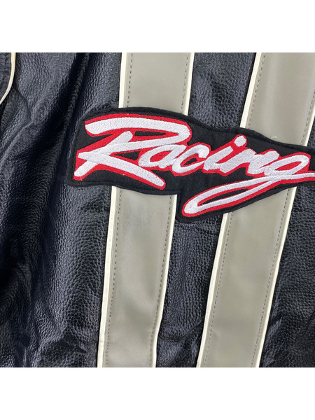 レザージャケット Diamond Plate Racing Jacket BLK L