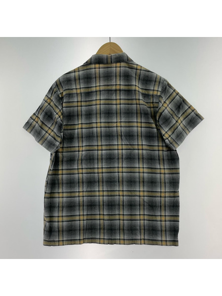 LOST CONTROL 半袖シャツ チェックシャツ