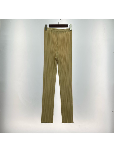 ISSEY MIYAKE パンツ PLEATS PLEASE 3 ベージュ