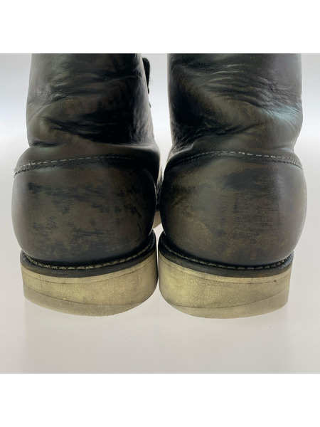 RED WING ブーツ 羽タグ アイリッシュセッター 黒 (9D)