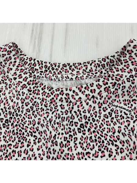 Supreme small box logo leopard Tee L