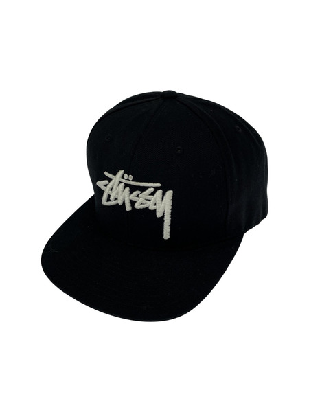 STUSSY ロゴキャップ 黒