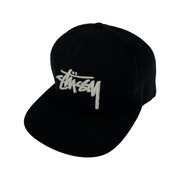 STUSSY ロゴキャップ 黒