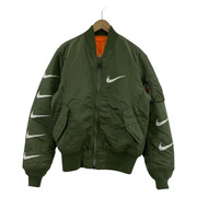 ALPHA×NIKE MA-1 フライトジャケット M オリーブ