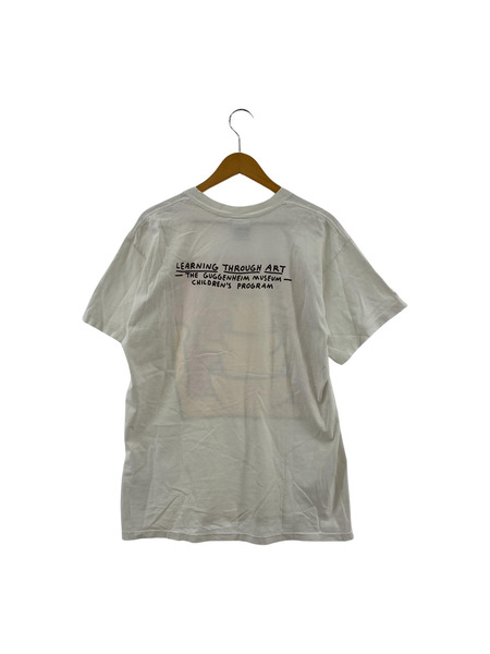 90s Keith Haring キースヘリング USA製 GUGGENHEIM MUSEUM Tシャツ (L)