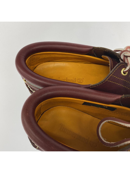 Timberland シューズ デッキシューズ 26.5 ボルドー