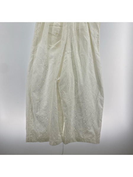 COMME des GARCONSnoir kei ninomiya レース サルペット 白(XS)